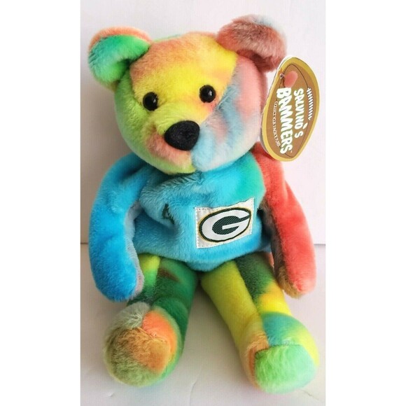 Salvino's Bammers BRETT FAVRE #4 - GREEN BAY PACKERS plush toy with tags - Picture 2 of 3